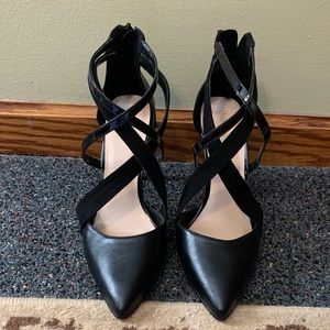 Nine West black heels